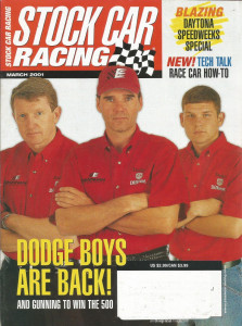 STOCK CAR RACING 2001 MAR - Waltrip, Hendrickson, Black Rock Bandits